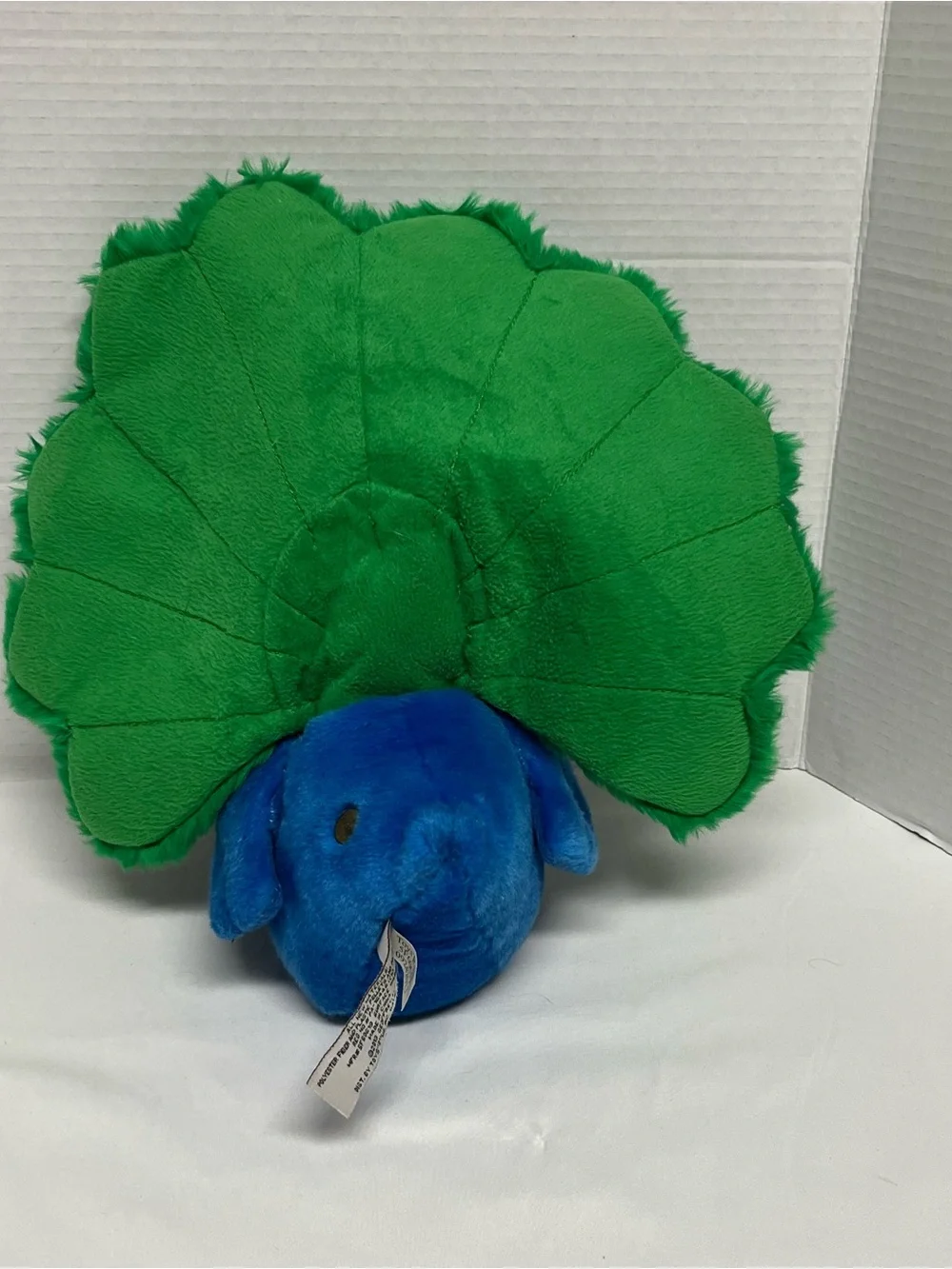 F.A.O. Schwartz Plush Peacock Toy - Blue and Green Feather Tail